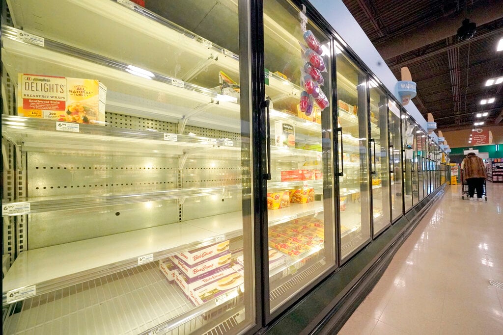 Virus Outbreak Groceries