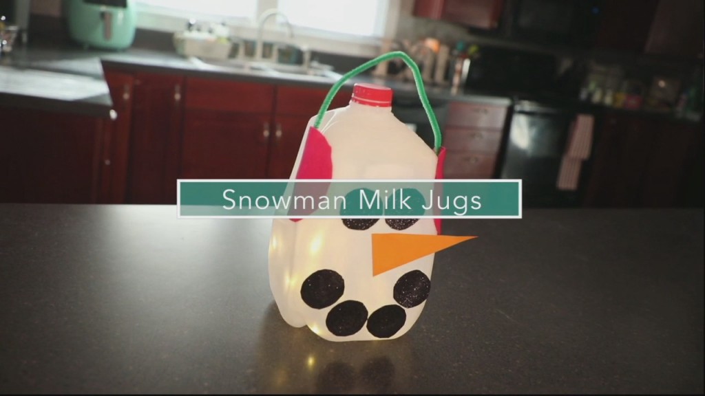 Mom To Mom: How To Make A Snowman Using A Milk Jug