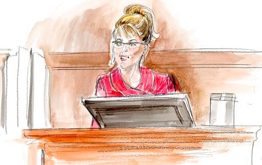 Palin Takes Witness Stand In Libel Case Vs. New York Times