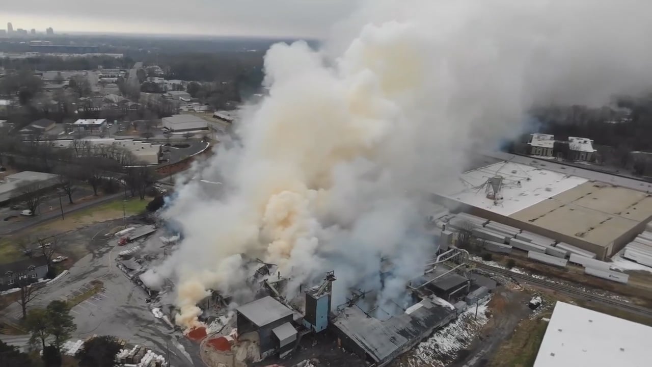 Explosive material improperly stored at NC plant that caught fire ...