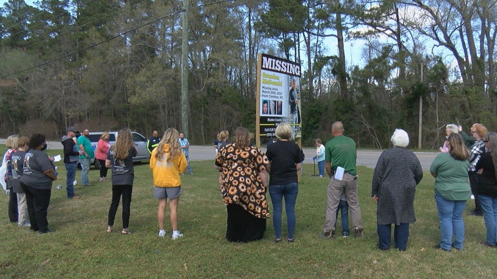 Clarkton Community Members Gather One Year After Brandon Mcdonald's Disappearance