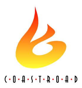 Coastroad Flame Logo New White Back