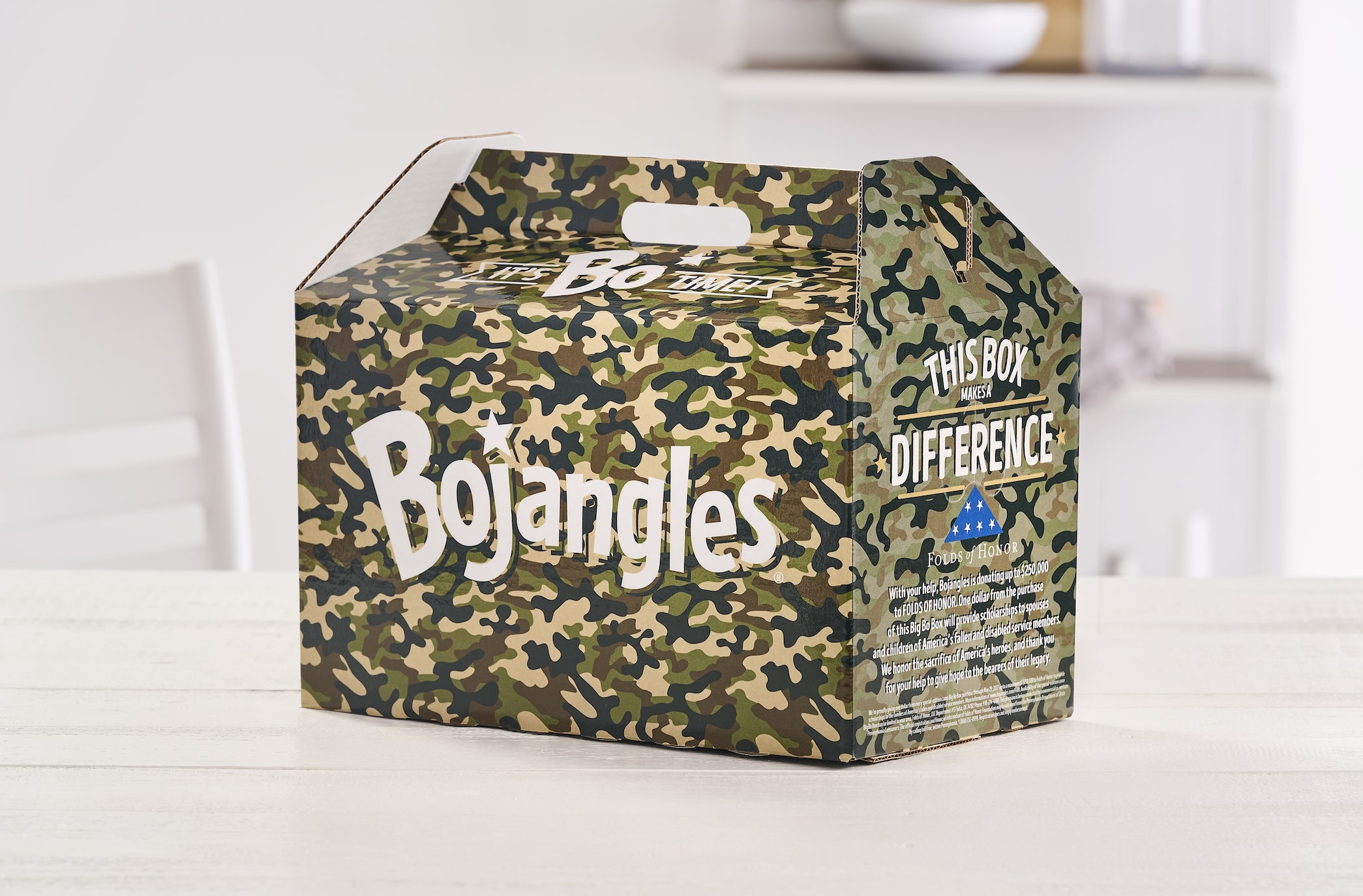Bojangles reenlists camo Big Bo Boxes for second tour of duty WWAYTV3