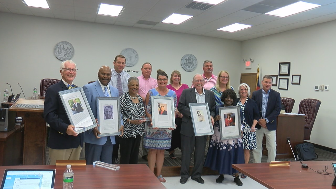 First class of Pender County Schools Wall of Fame honorees inducted
