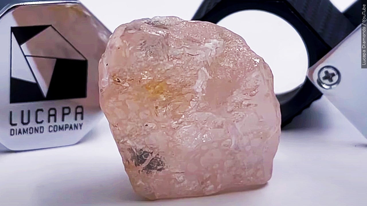 Angola diamond: Largest pink gemstone found in 300 years