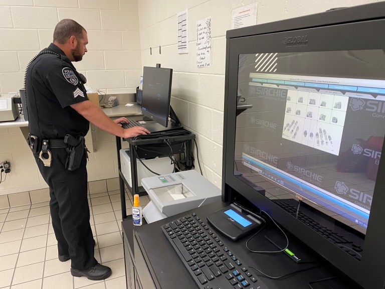 Police Processing Area New technology streamlining arrest process for Leland Police Department ...