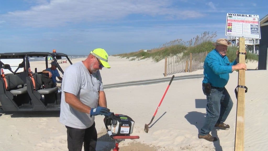 Dozens Of Water Safety Stations Installed At Beach Accesses In Oak Island