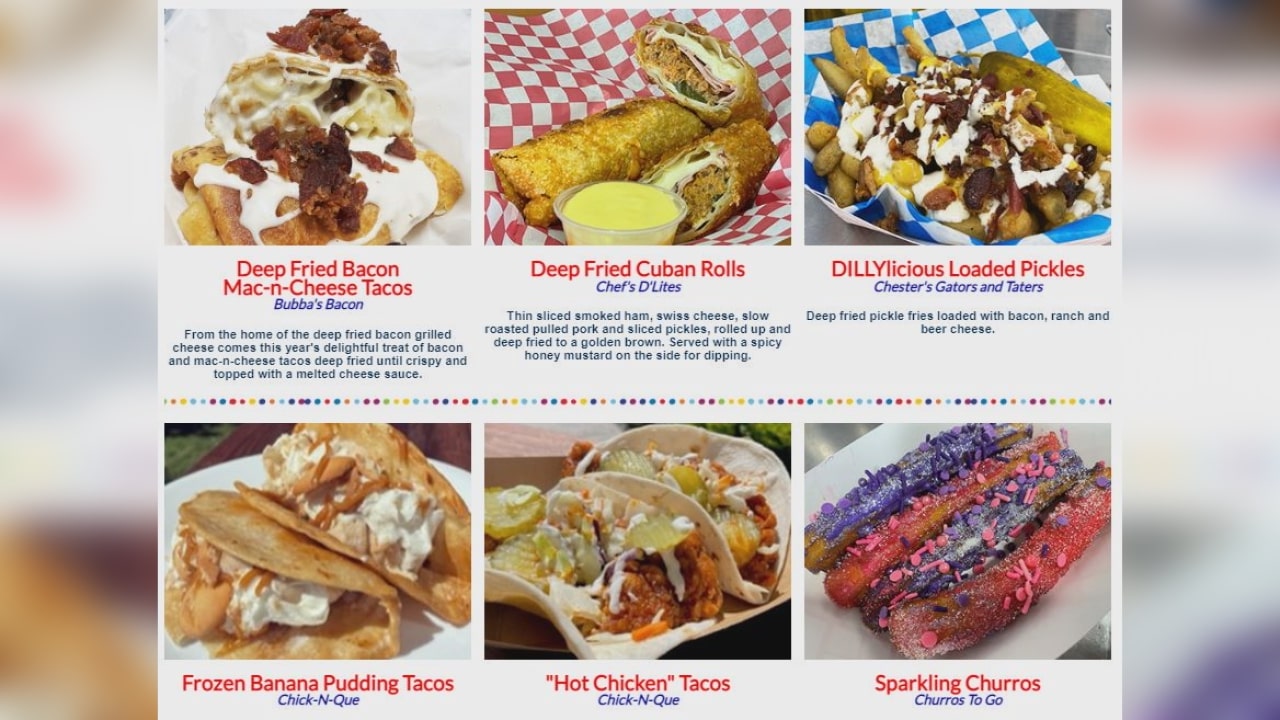 List of new foods announced for NC State Fair WWAYTV3