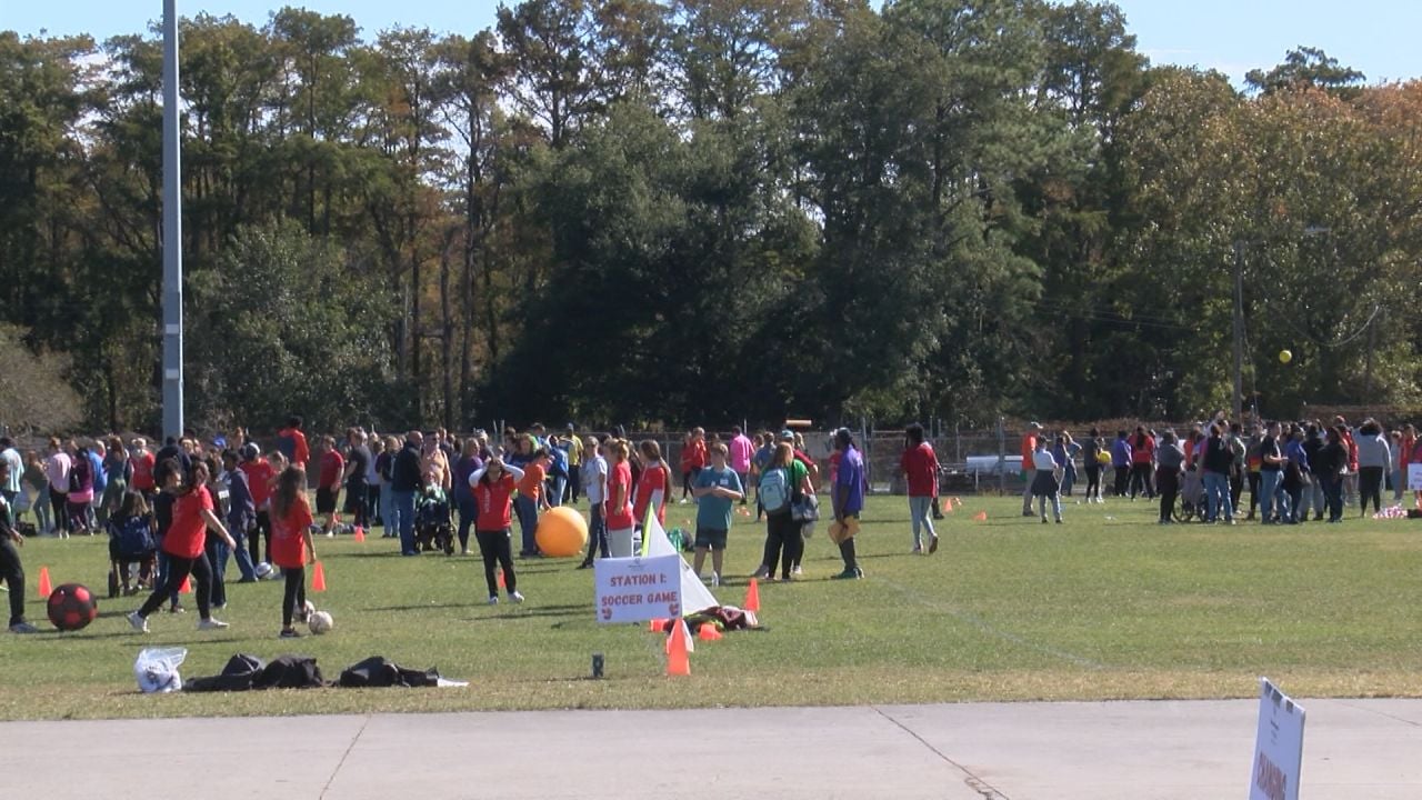 Hundreds of athletes participate in the New Hanover County Special