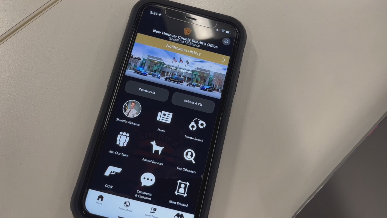 Hanover Insurance App New Hanover County Sheriff's Office launches new app - WWAYTV3
