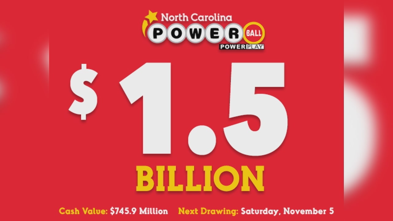 Powerball jackpot grows to 1.5 billion; NC resident wins 1 million