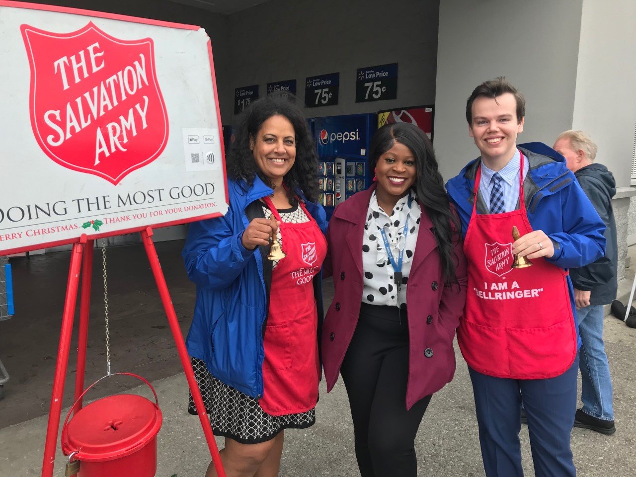 WWAY staff ringing the bell for Salvation Army Red Kettle campaign ...