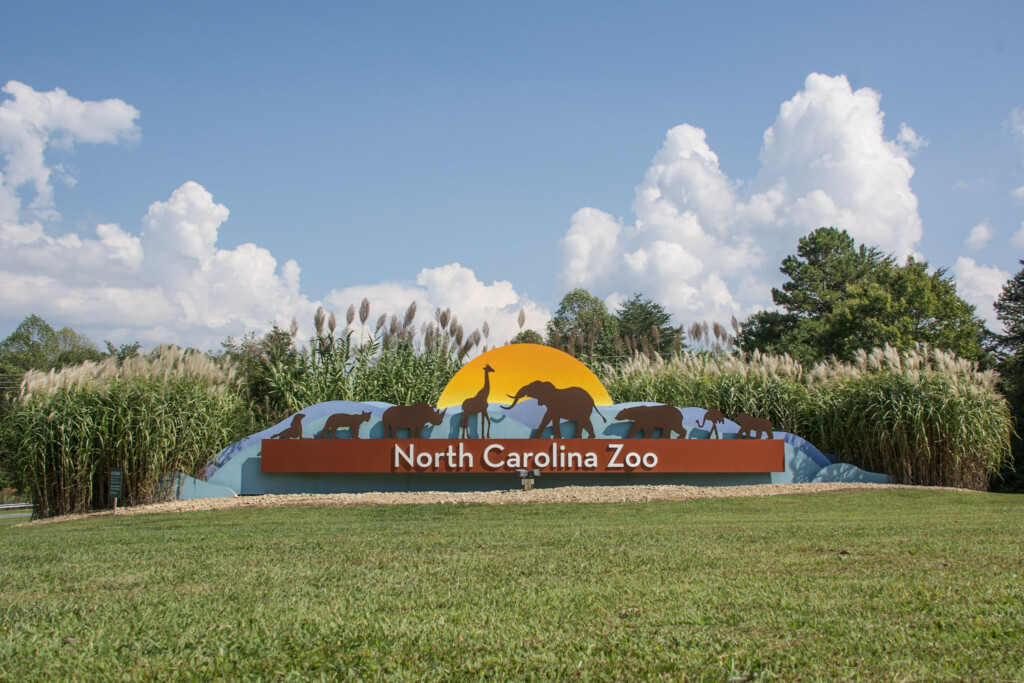Nc Zoo Entrance Sign