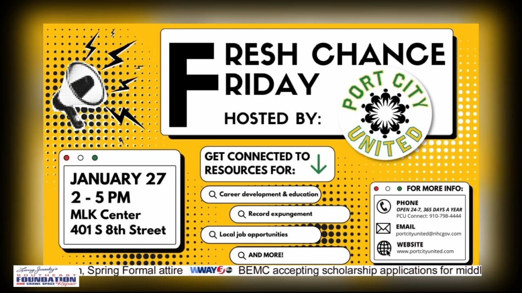 "fresh Chance Friday" Hosted By Port City United