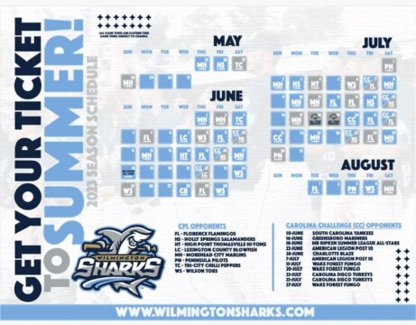 Wilmington Sharks announce 2023 baseball schedule - WWAYTV3
