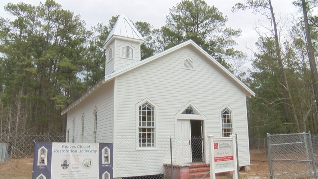 Reaves Chapel Near Completion