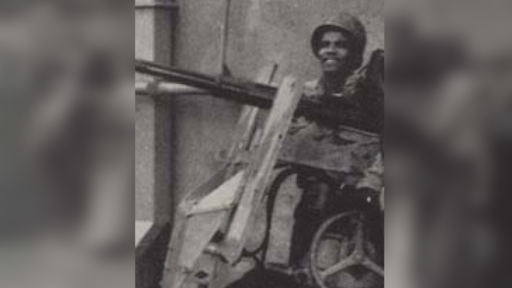 First African-American to man 20-millimeter gun on Battleship North ...