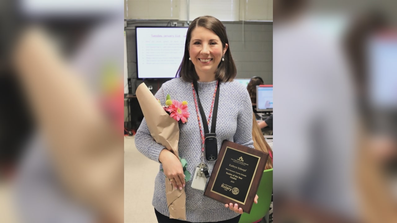 New Hanover County Schools announce 'Rookie of the Year' teacher WWAYTV3