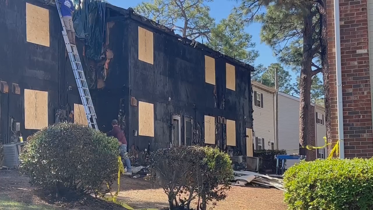 Dozen people displaced after apartment complex fire Saturday night ...