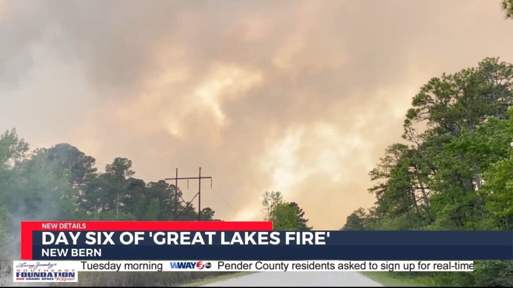 Cape Fear Firefighters Helping Contain Croatan National Forest Blaze