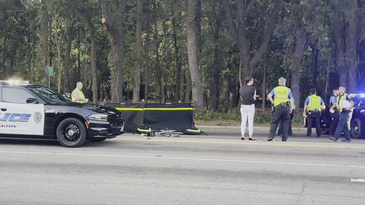 Wilmington Police officers on scene of fatal accident between Oleander