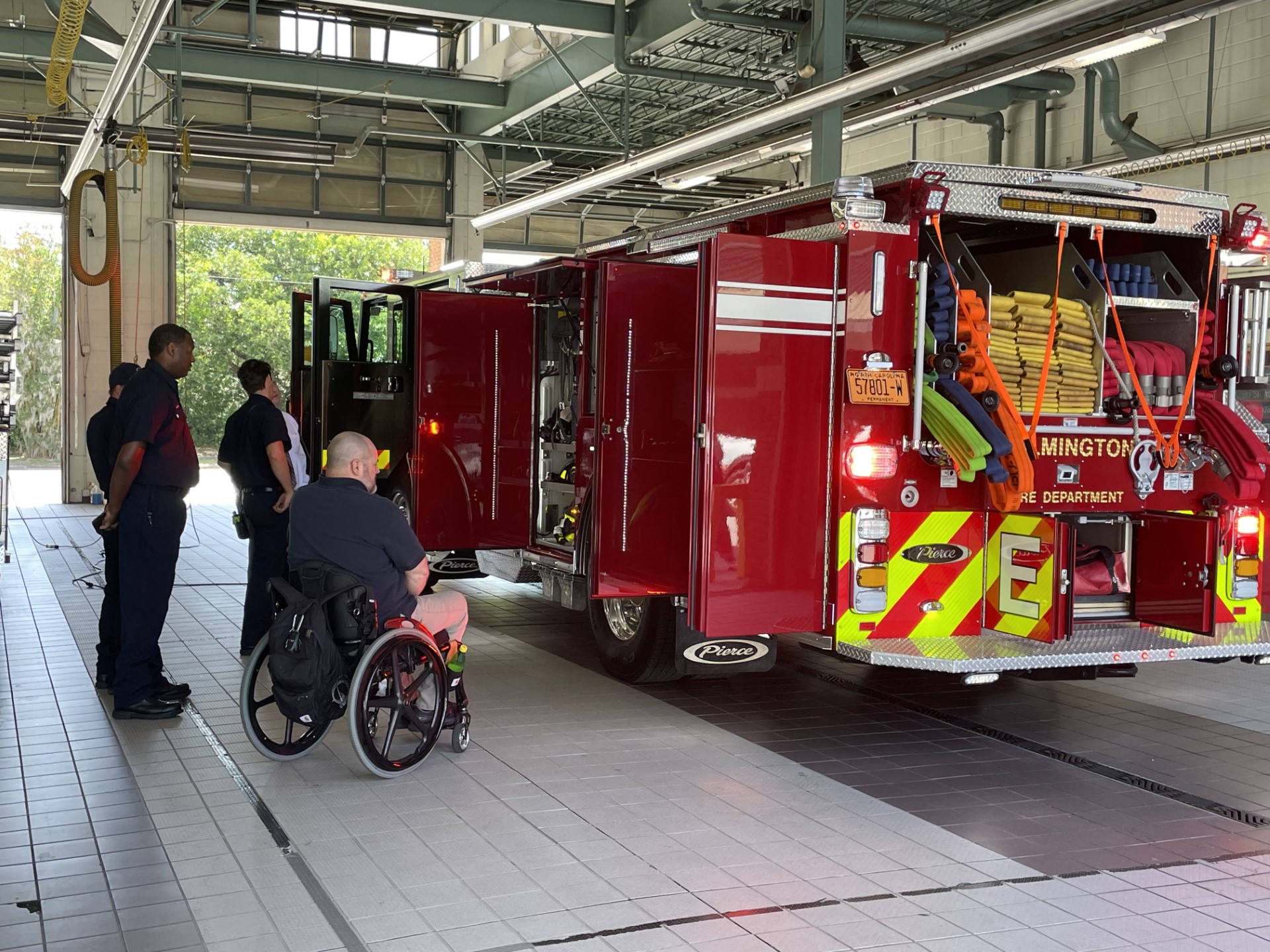 Wilmington Fire Department holds 'rollin' ceremony for new engine