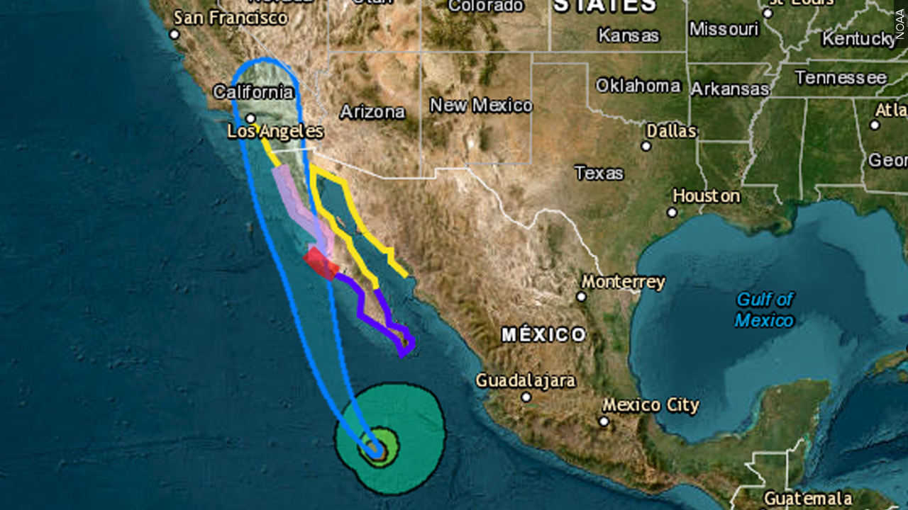 Hurricane Hilary grows off Mexico and could reach California as a