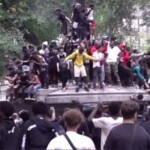Union Square NYC giveaway riot