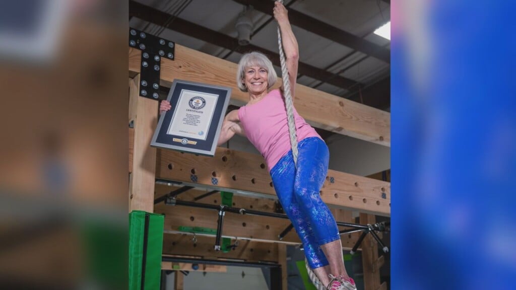 Southport woman makes Guinness World Records book as oldest competitive  ninja athlete - WWAYTV3