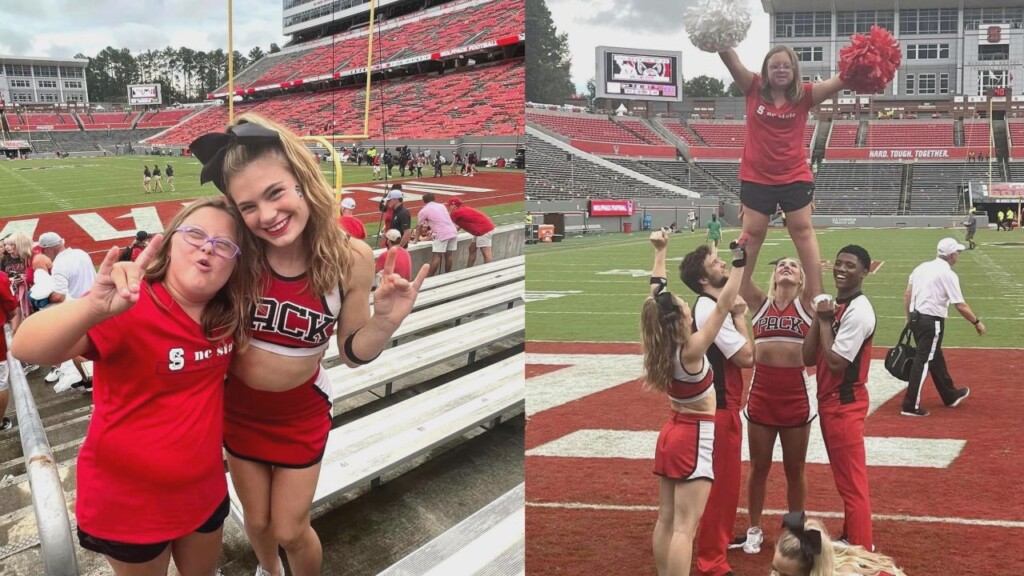 Photos of Football Cheerleaders From the 1960's and Now