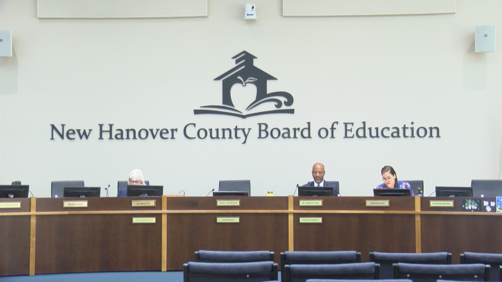 The New Hanover County Schools Policy Committee met Tuesday morning to discuss its policies and possibly update some of them, (Photo: Emily Andrews/WWAY News).