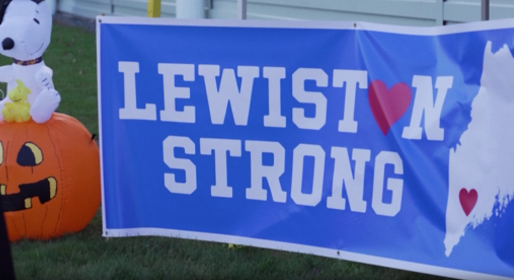 In Lewiston, Maine, families tried to find a sense of normalcy on Halloween.