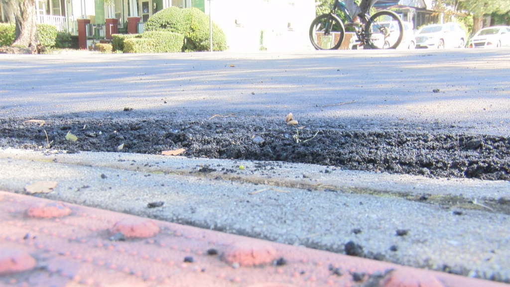 Thousands of cars and trucks cause wear-and-tear to streets across Wilmington daily and the city said it’s a never-ending chore to upkeep those city-maintained streets, (Emily Andrews/WWAY News).