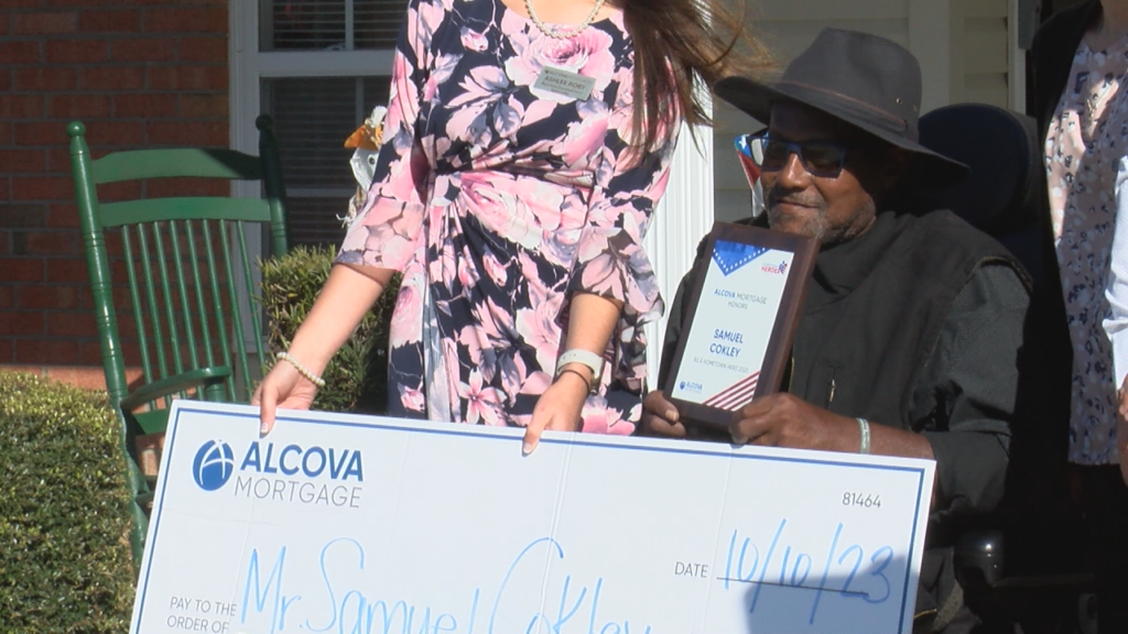 One Columbus County man received recognition and an award for his service to the country and community, (Photo: Emily Andrews/WWAY News).