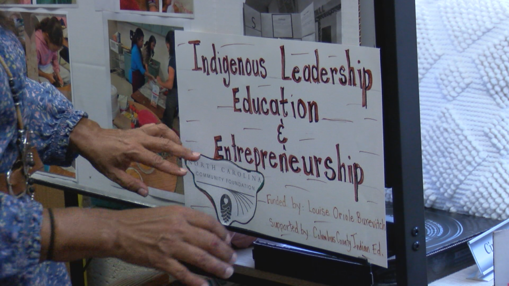 One school in Columbus County celebrating National Native American Heritage month with students, (Photo: Emily Andrews/WWAY News).