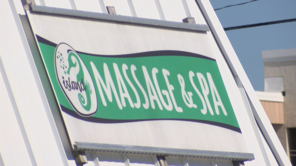 We checked in on one Carolina Beach business that was left to pick up the broken pieces after a car crashed into its building in late August, (Photo: Emily Andrews/WWAY News).