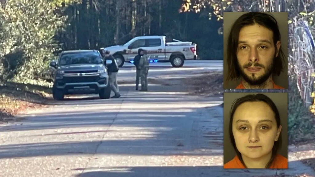 The FBI responds to the home of Alexis Hartnett and Worden Butler, a couple accused of burning a cross in the Conway area.