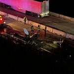 Plane makes forced landing, catches fire on N.C. interstate on December 14th.