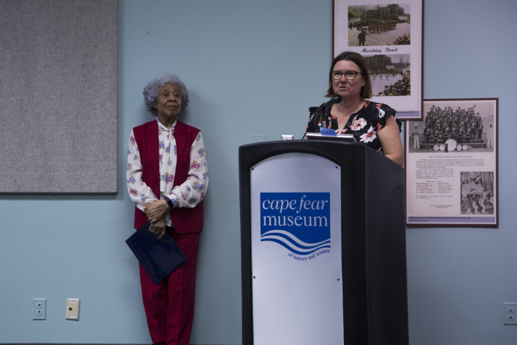 Dr. Jan Davidson, Historian for the Cape Fear Museum.