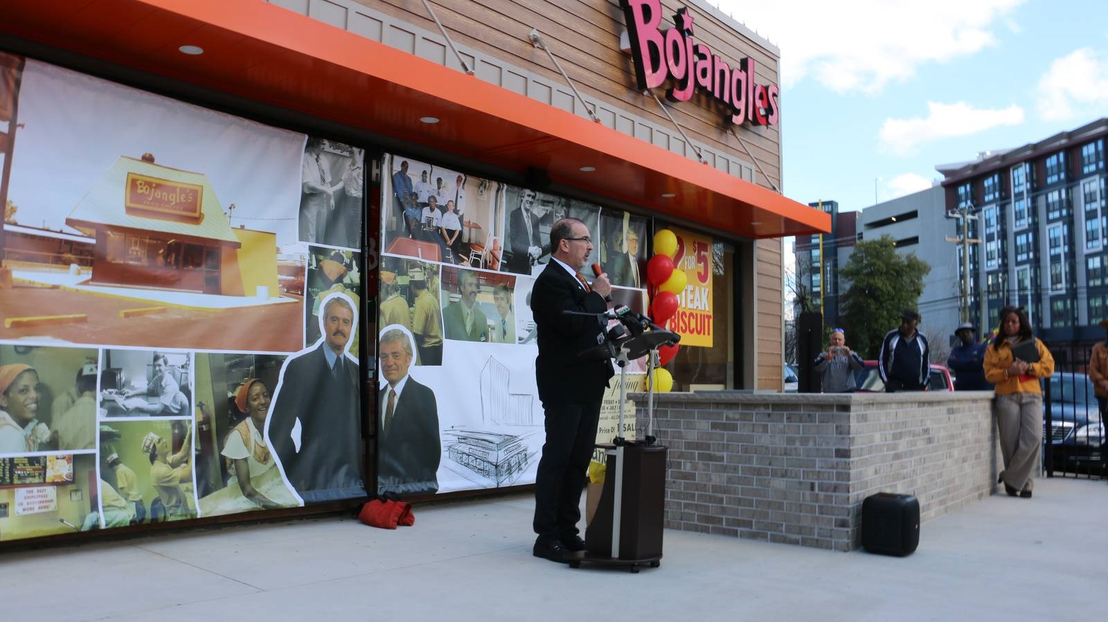 Bojangles first ever restaurant reopens, commemorates its Charlotte ...
