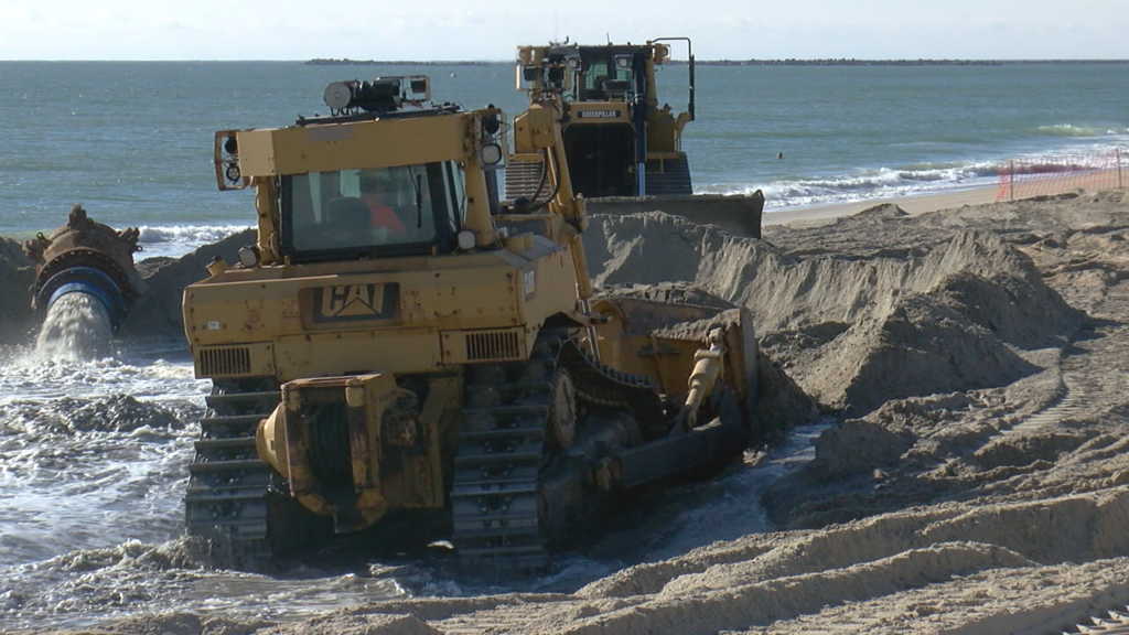 The Army Corps of Engineers began its Coastal Storm Risk Management Project on Friday. (Photo:Nate Mauldin/WWAY)