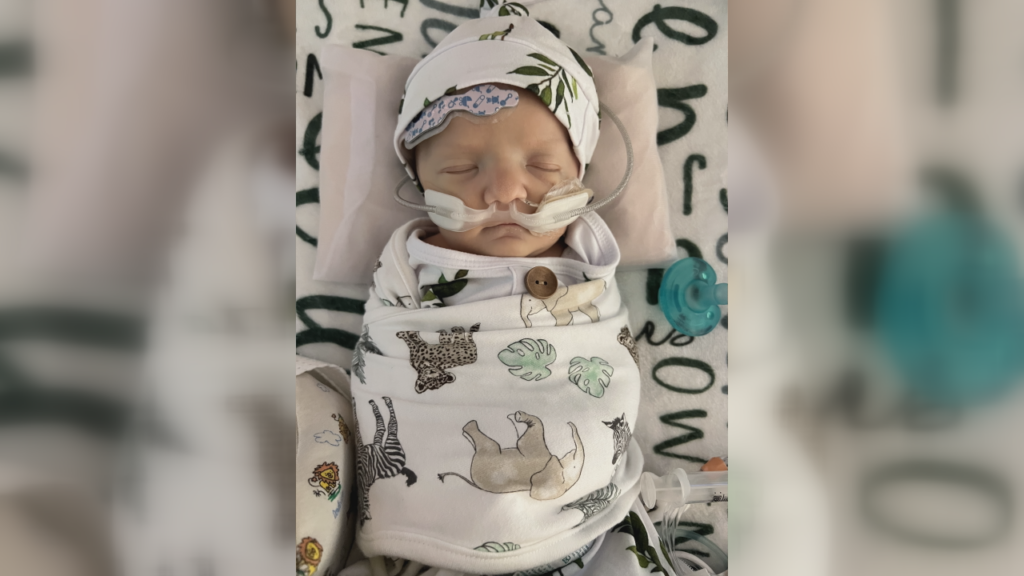 Researchers have spent more than a year following the progress of the world's first partial heart transplant of an infant at Duke Children's Hospital and Health Center, (Photo: The Monroe Family.)
