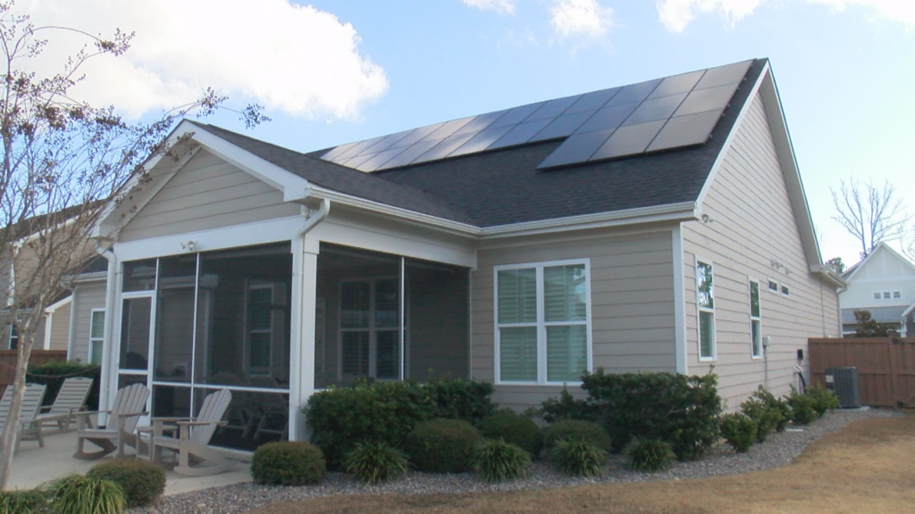Solar energy is environmentally friendly and the lower energy bill often advertised is rather tempting, (Photo: Emily Andrews/WWAY News).