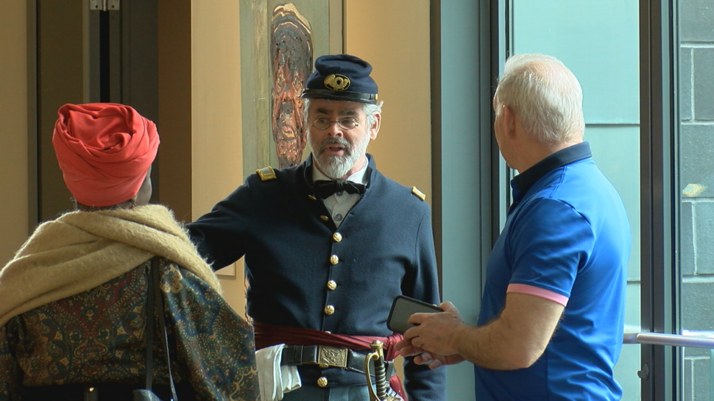 The Cameron Art Museum held it's "Living History Day" on Saturday. (Photo:Nate Mauldin/WWAY News)