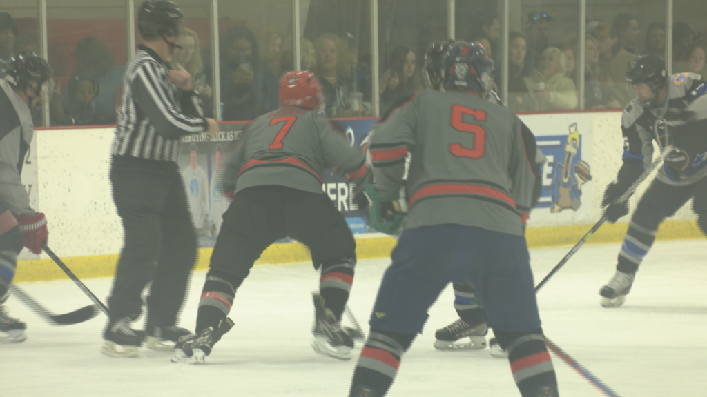 11th annual Guns N' Hoses hockey match