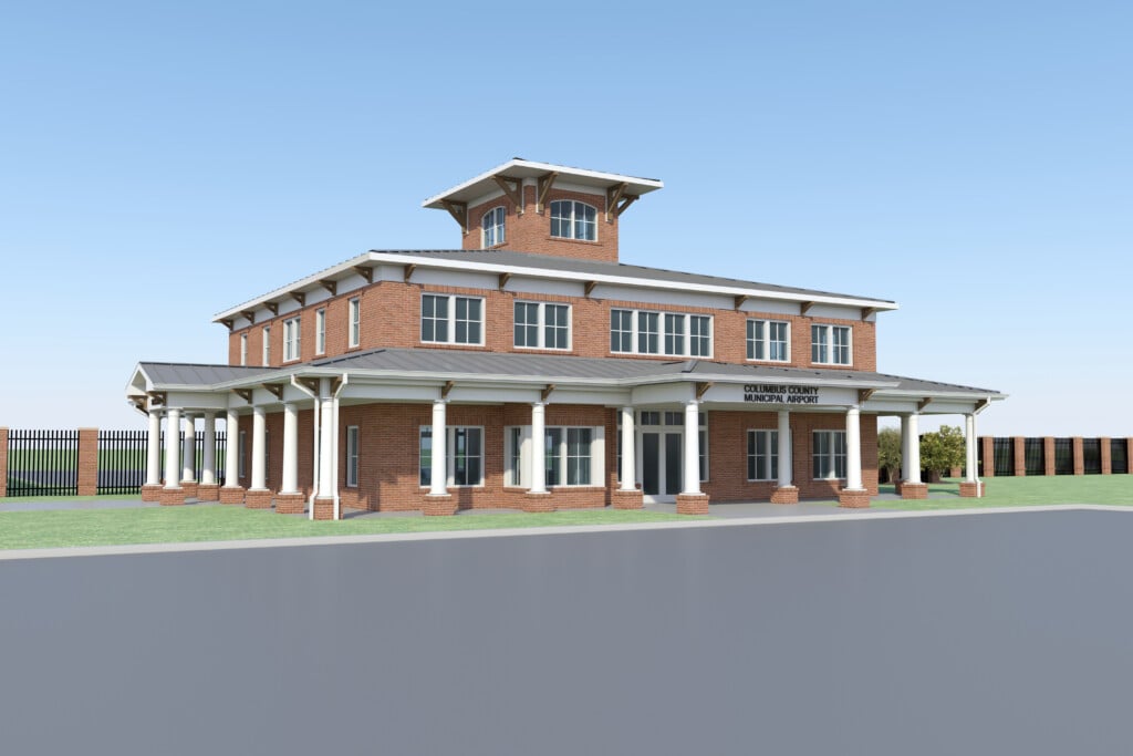 Columbus County Airport Terminal Rendering Thewilsongroup
