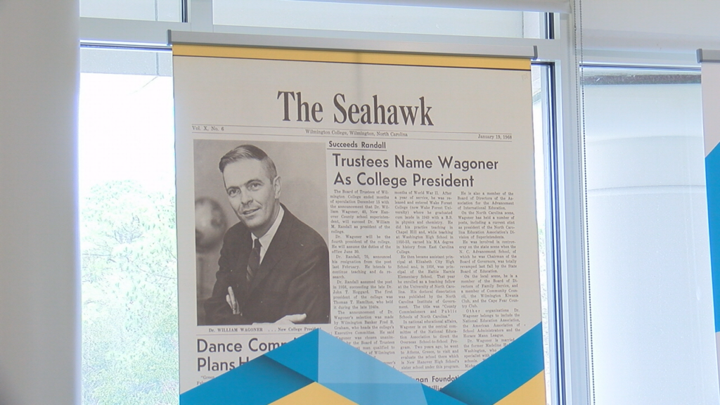 UNCW’s student newspaper The Seahawk held a celebration for the 75th anniversary of the newspaper on Saturday. The newspaper has been the voice of UNCW’s student body since 1948, founded just one year after the university.  (Photo:Nate Mauldin/WWAY News)