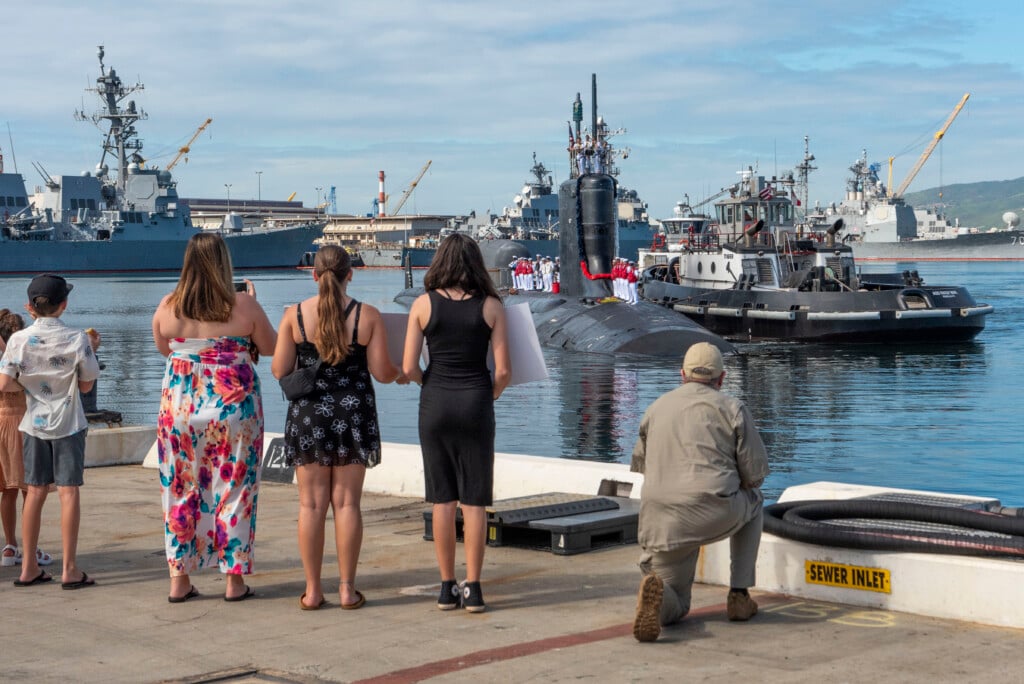 Submarine USS North Carolina returns to Pearl Harbor after 7-month ...