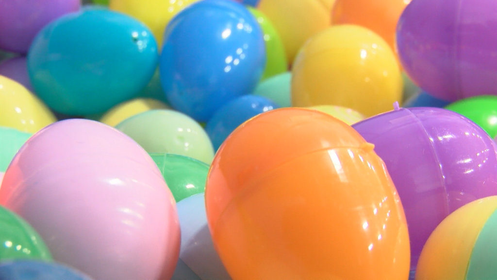 People are still smiling after an annual Easter egg hunt in New Hanover County on Wednesday, (Photo: Emily Andrews/WWAY News).