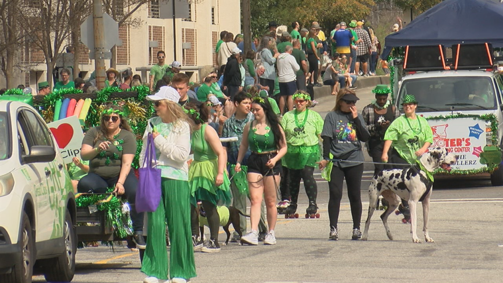 The 25th annual St. Patrick's Day Parade kicked off on Saturday in downtown Wilmington. Hundreds of people lining the streets dawning their best green attire.  (Photo:Nate Mauldin/WWAY)